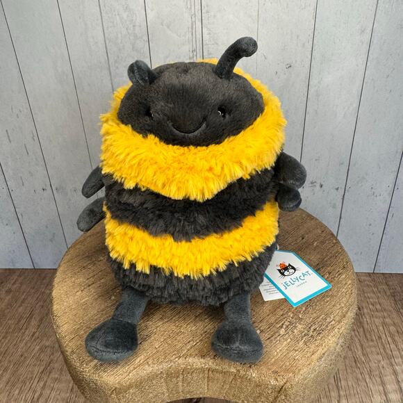 Jellycat Albee Bee NEW! Authentic Jellycat Bumblebee FAST SHIP - Picture 1 of 9